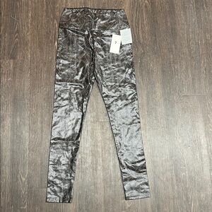 7 For All Mankind snakeskin print leggings